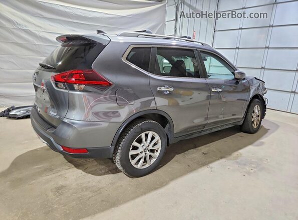 5N1AT2MV6KC818794 2019 NISSAN ROGUE Серый Задняя правая четверть