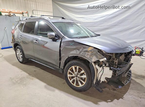 5N1AT2MV6KC818794 2019 NISSAN ROGUE Серый Передняя правая четверть