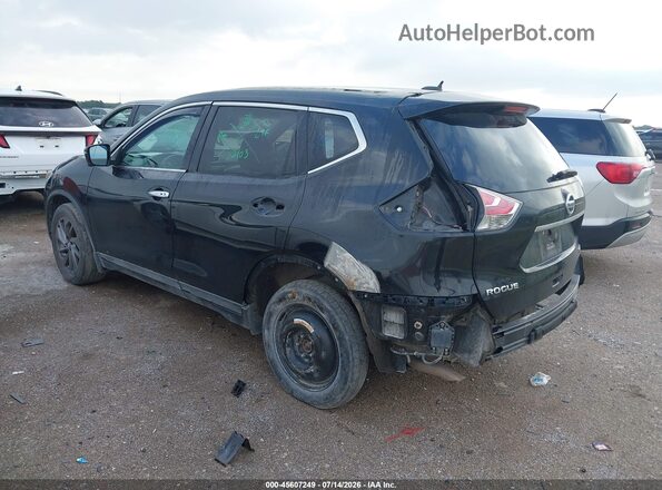 5N1AT2MV7GC739397 2016 NISSAN ROGUE Black Trasero izquierdo