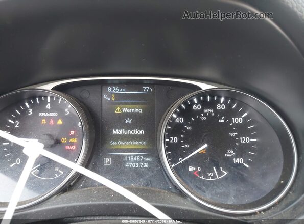 5N1AT2MV7GC739397 2016 NISSAN ROGUE Black Vista de los asientos traseros