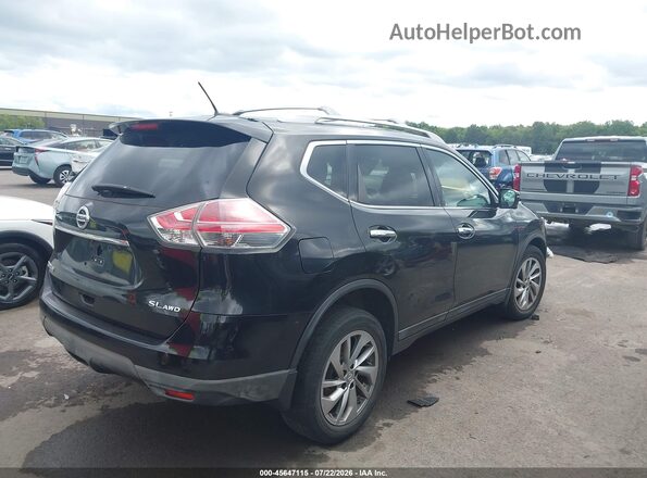 5N1AT2MV7GC740971 2016 NISSAN ROGUE Black Задня права чверть