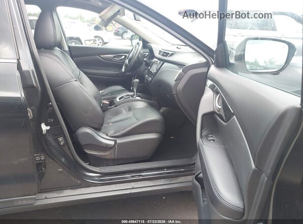 5N1AT2MV7GC740971 2016 NISSAN ROGUE Black Вид салону спереду