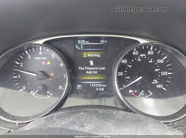 5N1AT2MV7GC740971 2016 NISSAN ROGUE Black Вид задніх сидінь