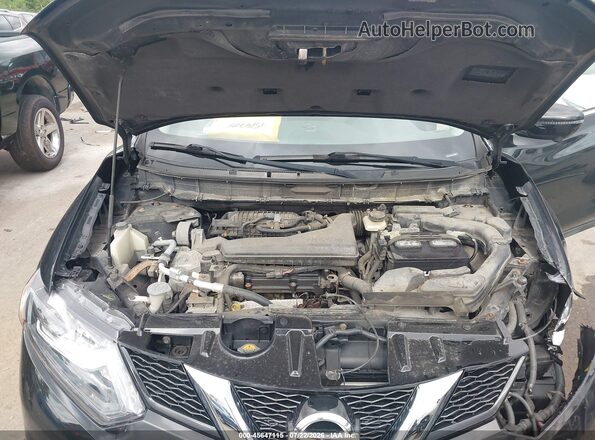 5N1AT2MV7GC740971 2016 NISSAN ROGUE Black Вид ззаду