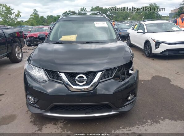 5N1AT2MV7GC740971 2016 NISSAN ROGUE Black Вид задньої частини салону