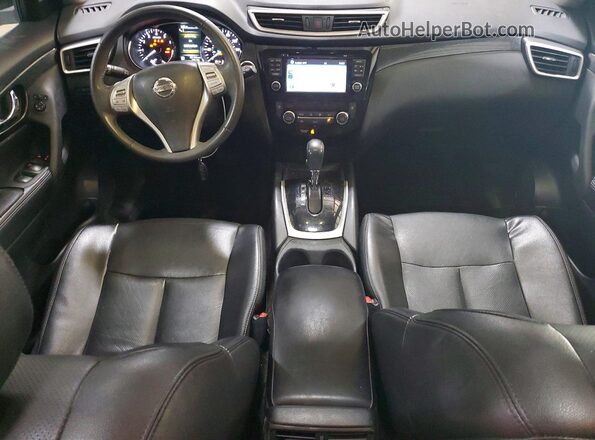 5N1AT2MV7GC741523 2016 NISSAN ROGUE Silver Dashboard view