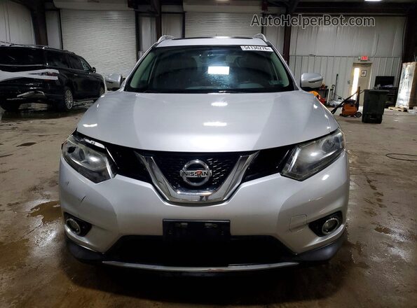 5N1AT2MV7GC741523 2016 NISSAN ROGUE Silver Front view