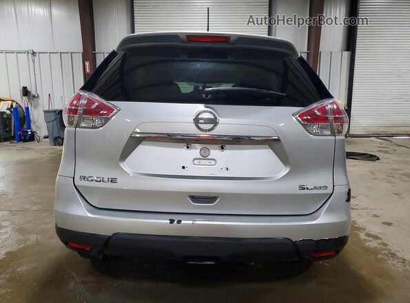 5N1AT2MV7GC741523 2016 NISSAN ROGUE Silver Rear view