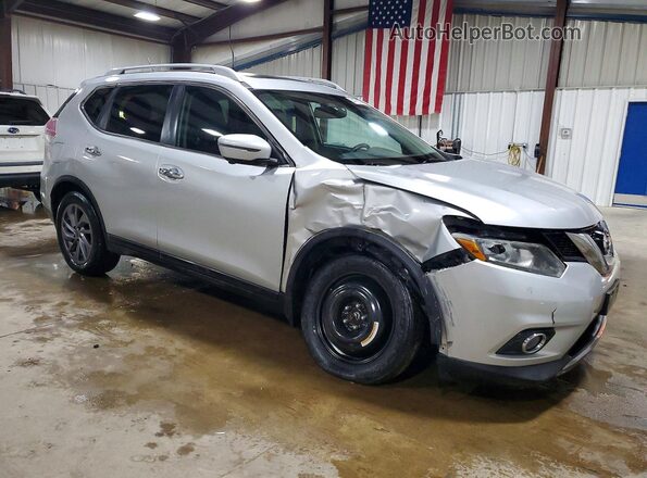 5N1AT2MV7GC741523 2016 NISSAN ROGUE Silver Front right