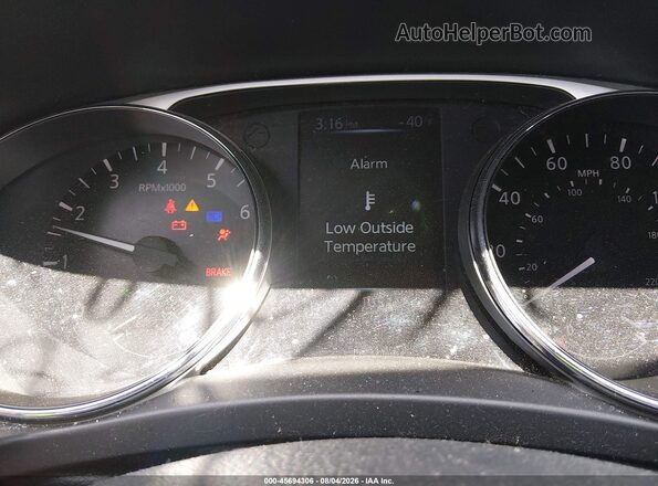 5N1AT2MV7GC771492 2016 NISSAN ROGUE Red Հետևի նստատեղերի տեսք