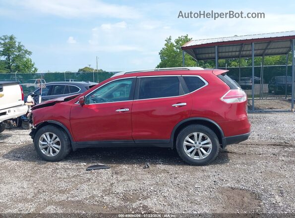 5N1AT2MV7GC771492 2016 NISSAN ROGUE Red Սալոնի 360 աստիճան տեսք