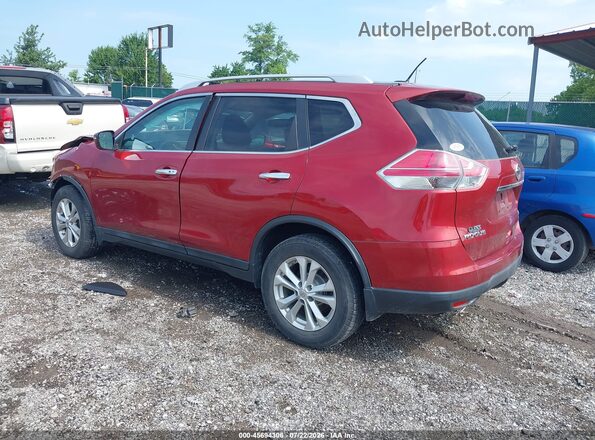 5N1AT2MV7GC771492 2016 NISSAN ROGUE Red Հետևի ձախ