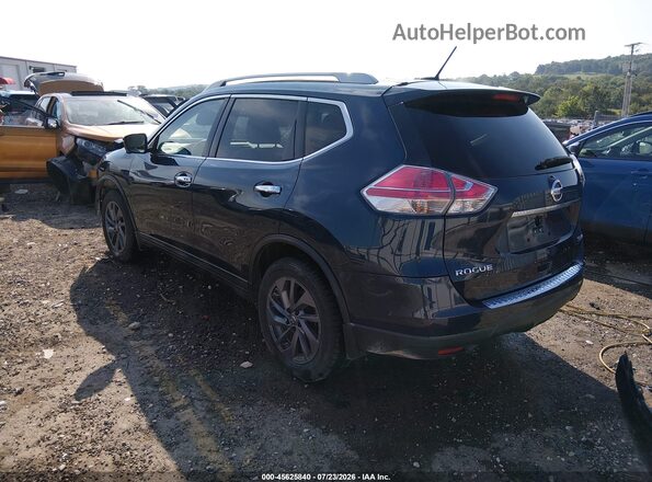 5N1AT2MV7GC774067 2016 NISSAN ROGUE Blue Задня ліва чверть