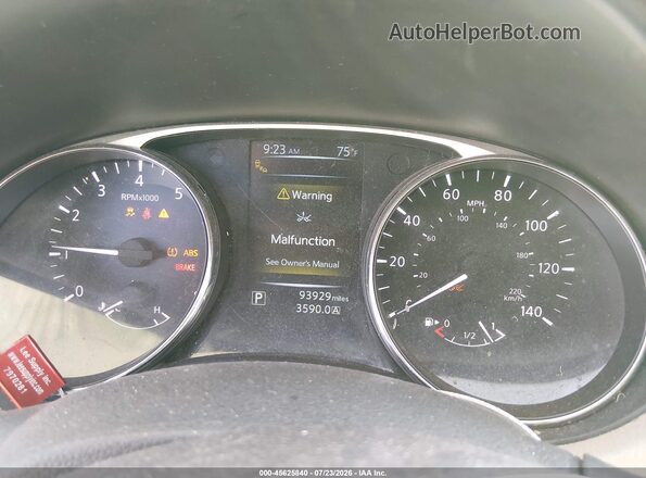 5N1AT2MV7GC774067 2016 NISSAN ROGUE Blue Вид задніх сидінь