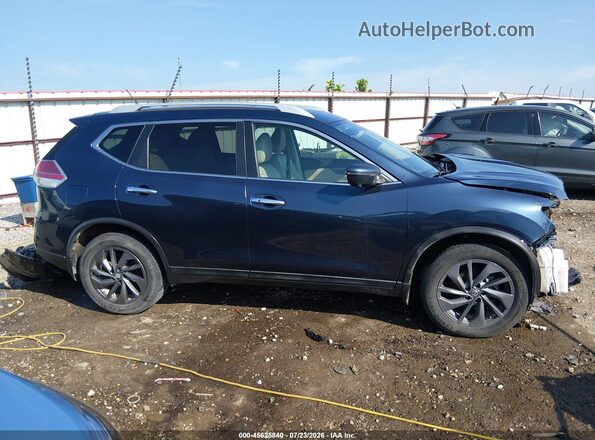 5N1AT2MV7GC774067 2016 NISSAN ROGUE Blue Панорамний вид салону 360°
