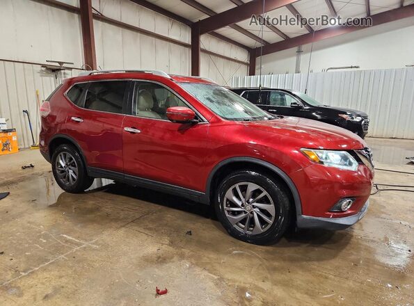 5N1AT2MV7GC784663 2016 NISSAN ROGUE Maroon Delantero derecho
