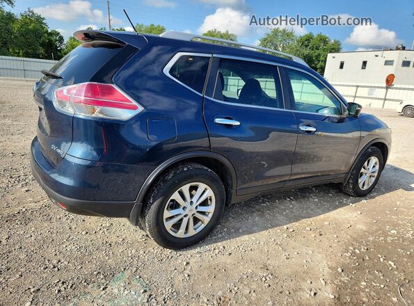 5N1AT2MV7GC826300 2016 NISSAN ROGUE Blue Tył prawy