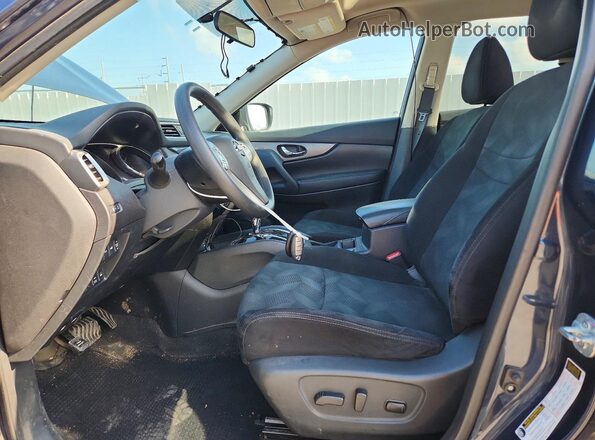 5N1AT2MV7GC826300 2016 NISSAN ROGUE Blue Widok wnętrza z przodu