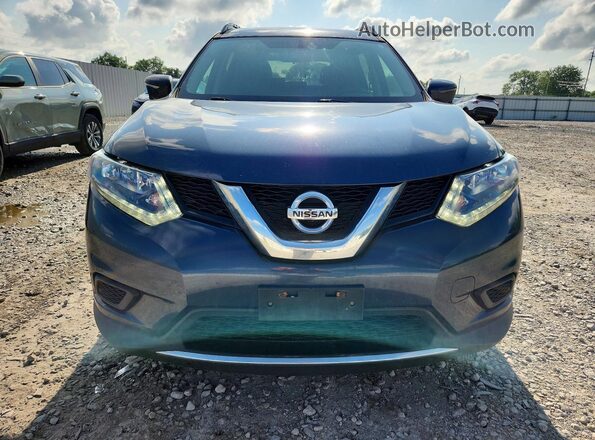 5N1AT2MV7GC826300 2016 NISSAN ROGUE Blue Widok z przodu