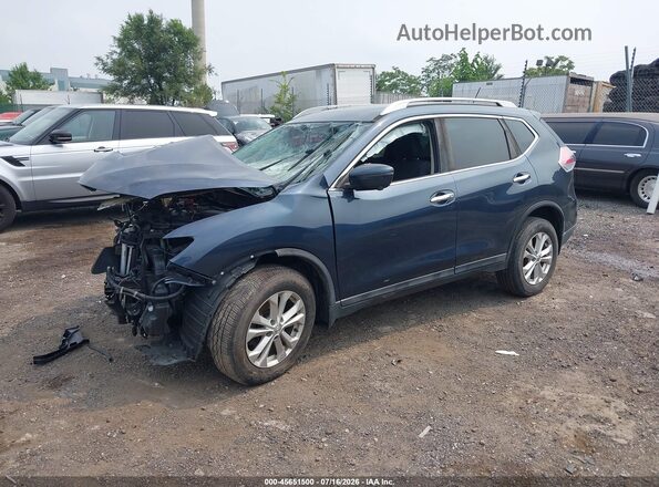 5N1AT2MV7GC840049 2016 NISSAN ROGUE Gray Առջևի ձախ երեք քառորդ տեսարան