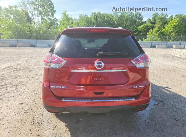 5N1AT2MV7GC872970 2016 NISSAN ROGUE Brown Вид ззаду