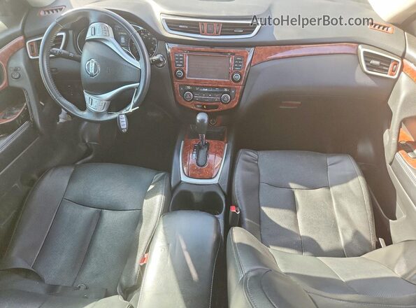 5N1AT2MV7GC872970 2016 NISSAN ROGUE Brown Вид панелі приладів