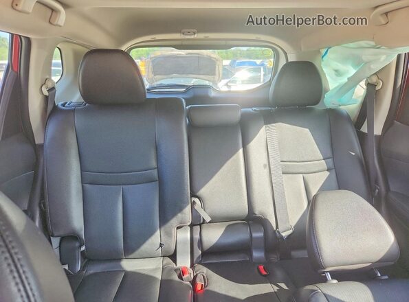 5N1AT2MV7GC872970 2016 NISSAN ROGUE Brown Вид задніх сидінь