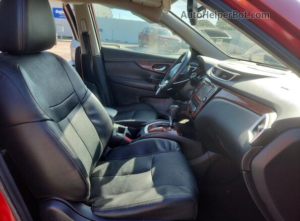 5N1AT2MV7GC872970 2016 NISSAN ROGUE Brown Вид салону спереду