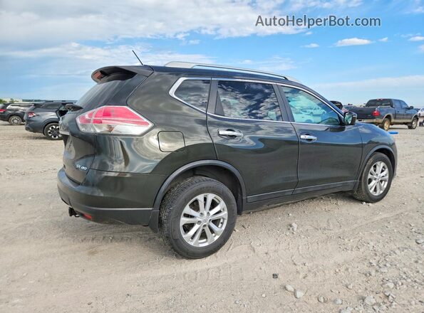 5N1AT2MV7GC885038 2016 NISSAN ROGUE Black Trasero derecho