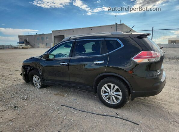 5N1AT2MV7GC885038 2016 NISSAN ROGUE Black Trasero izquierdo