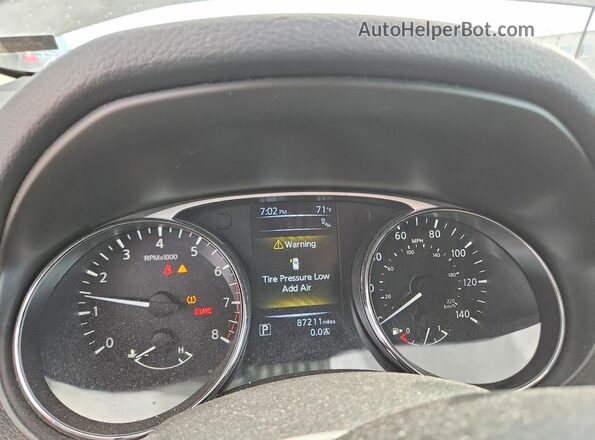 5N1AT2MV7GC885038 2016 NISSAN ROGUE Black Vista del cuadro de instrumentos