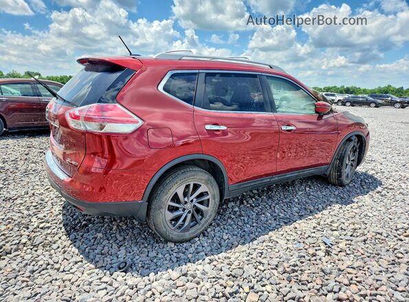 5N1AT2MV7GC892281 2016 NISSAN ROGUE Burgundy Tył prawy
