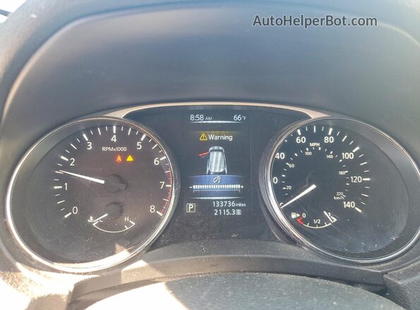 5N1AT2MV7GC897724 2016 NISSAN ROGUE Black Vista del cuadro de instrumentos