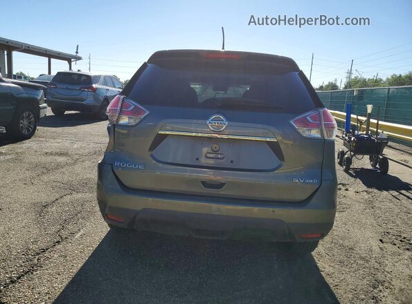 5N1AT2MV7GC923724 2016 NISSAN ROGUE Gray Rear view