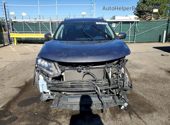 5N1AT2MV7GC923724 2016 NISSAN ROGUE Gray Front view