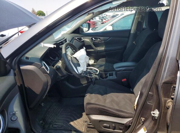 5N1AT2MV7GC923724 2016 NISSAN ROGUE Gray Front interior view