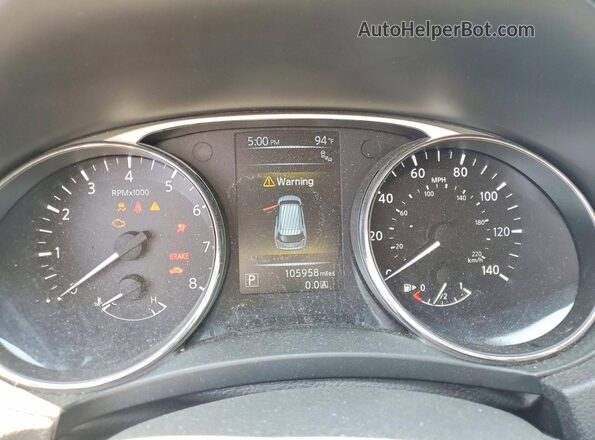 5N1AT2MV7GC923724 2016 NISSAN ROGUE Gray Instrument cluster view