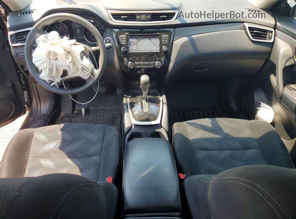5N1AT2MV7GC923724 2016 NISSAN ROGUE Gray Dashboard view