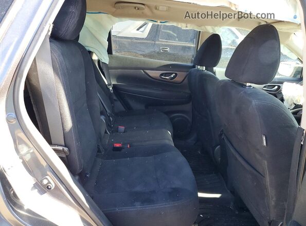 5N1AT2MV7GC923724 2016 NISSAN ROGUE Gray Rear seats view