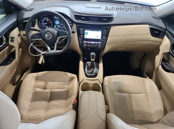 5N1AT2MV7HC782588 2017 NISSAN ROGUE Red Առջևի վահանակի տեսք