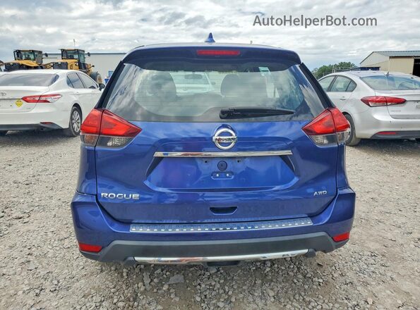 5N1AT2MV7HC784146 2017 NISSAN ROGUE Blue Հետևի տեսք