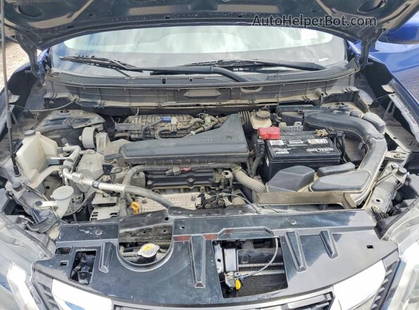 5N1AT2MV7HC784146 2017 NISSAN ROGUE Blue Շարժիչի բաժամունքի տեսք