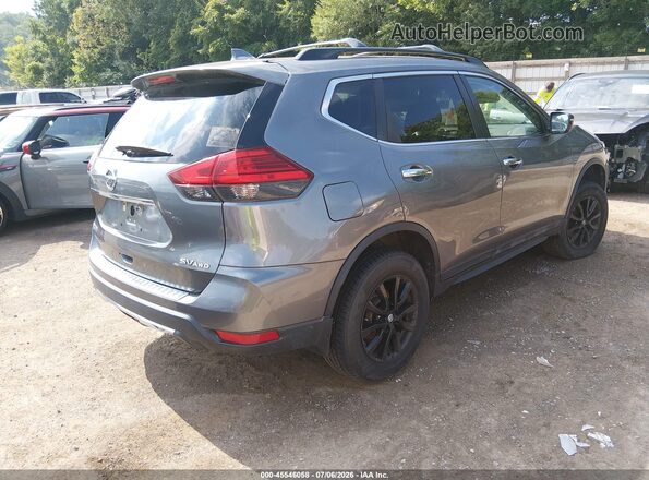 5N1AT2MV7HC820434 2017 NISSAN ROGUE Серый Задняя правая четверть
