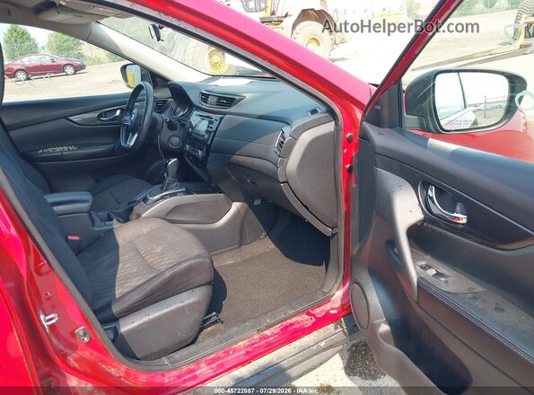 5N1AT2MV7HC872551 2017 NISSAN ROGUE Red Front interior view