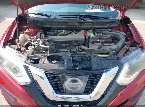 5N1AT2MV7HC872551 2017 NISSAN ROGUE Red Rear view