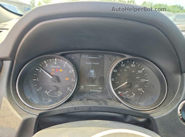 5N1AT2MV7HC889141 2017 NISSAN ROGUE Белый Вид щитка приборов