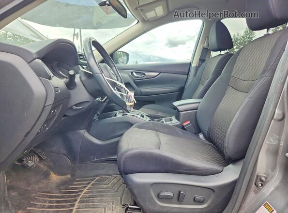 5N1AT2MV7JC701563 2018 NISSAN ROGUE Gray Front interior view