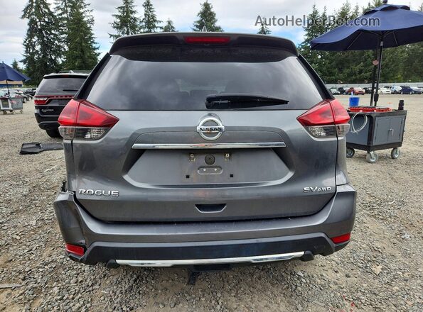 5N1AT2MV7JC701563 2018 NISSAN ROGUE Gray Rear view