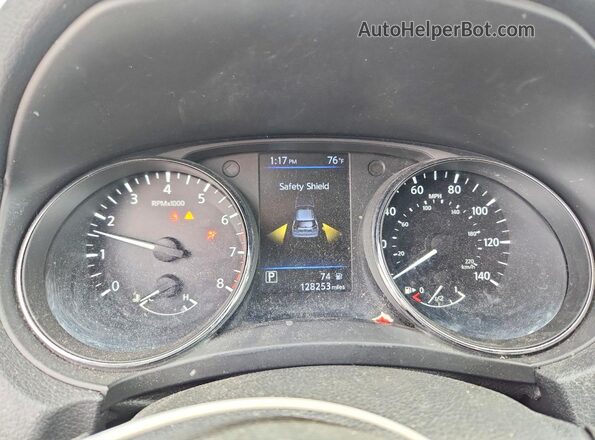 5N1AT2MV7JC701563 2018 NISSAN ROGUE Gray Instrument cluster view