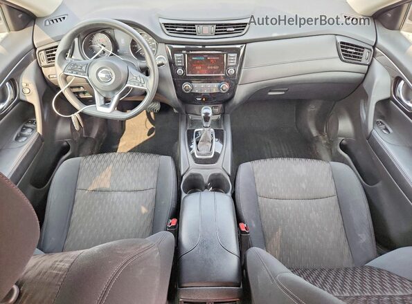 5N1AT2MV7JC716595 2018 NISSAN ROGUE Maroon Dashboard view